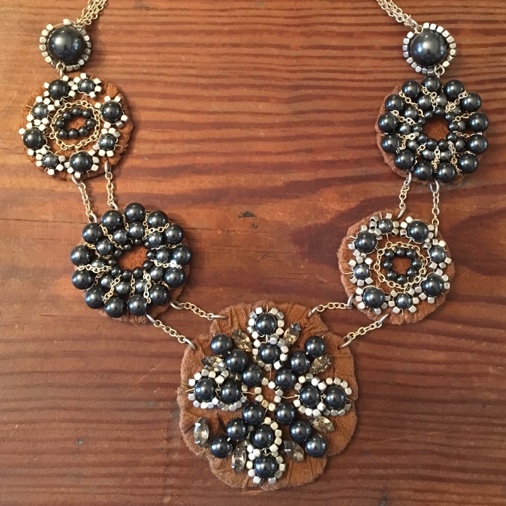 Jessica Simpson Collection Blue & Silver Necklace